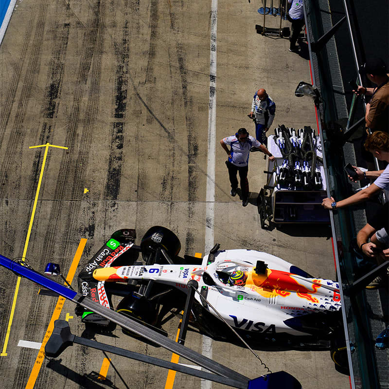 Australian Grand Prix pit lane car image